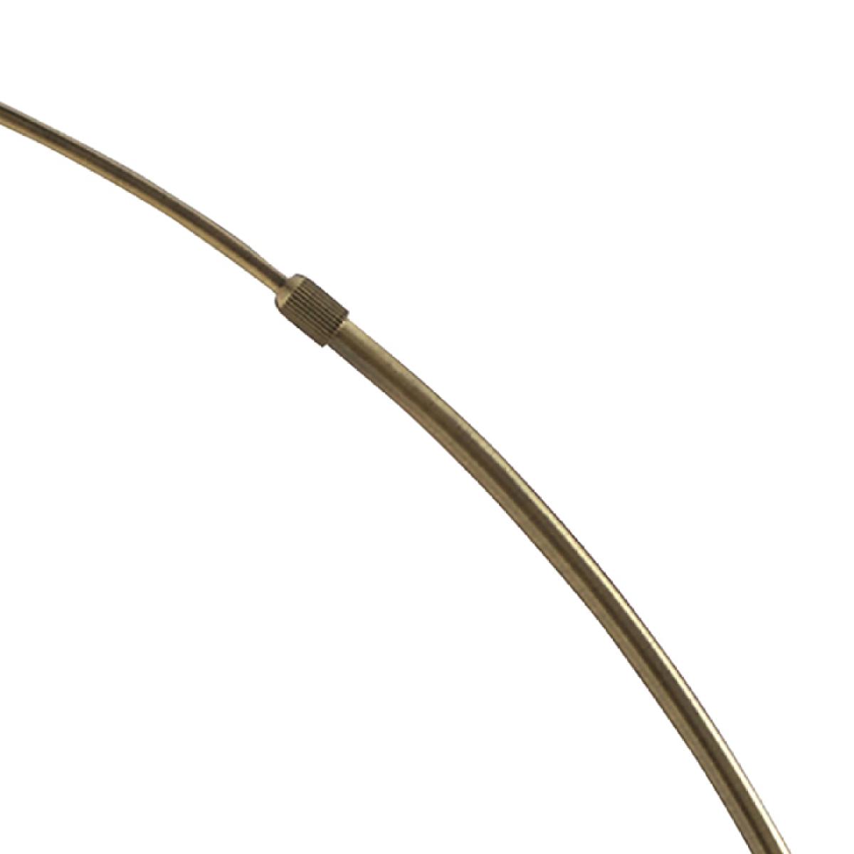 Jive Antique Brass Arc Floor Lamp – image 5