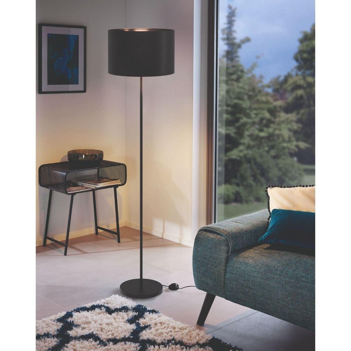 Eglo Maserlo 1 light Floor Lamp Black – image 2