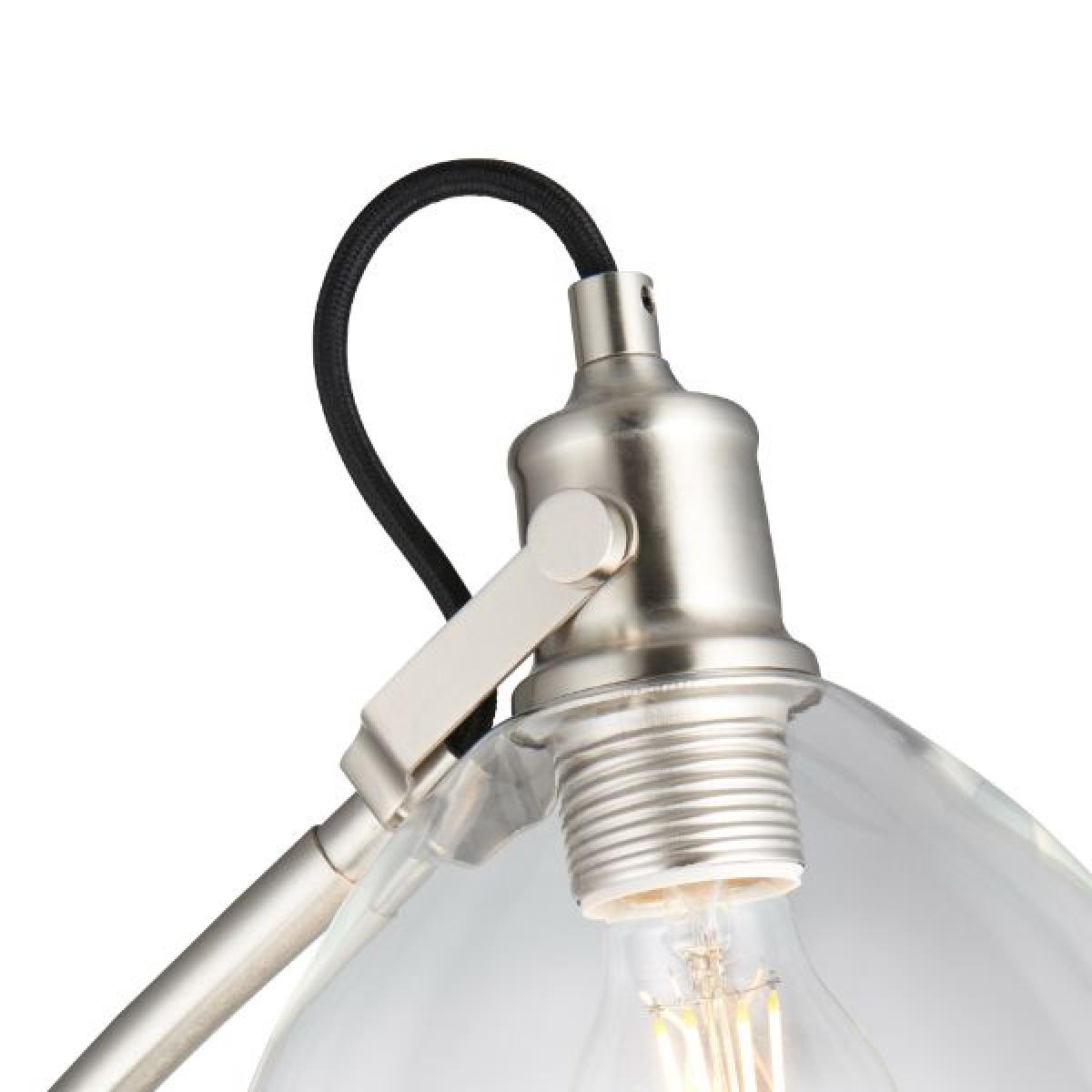 Jacob Satin Nickel Floor Lamp – image 2