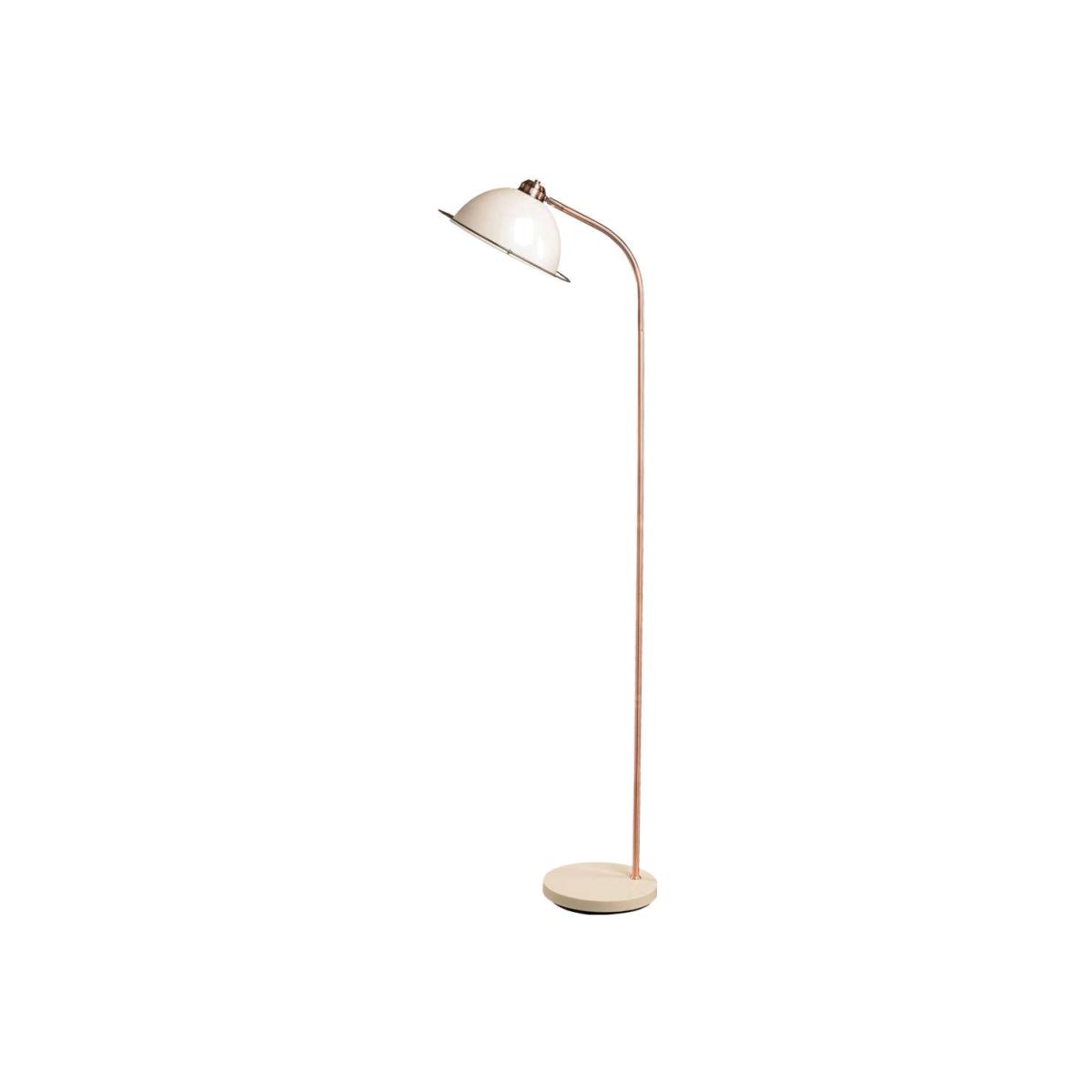 Bauhaus Copper and Cream 156cm Floor Lamp – image 1