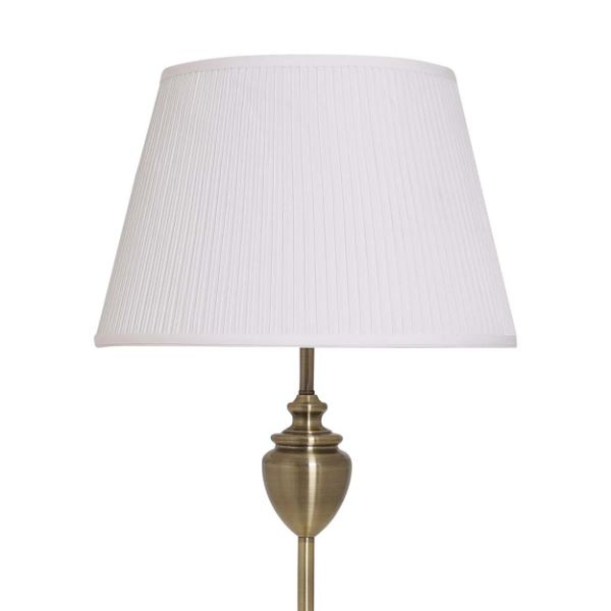 Giona Antique Brass & White Floor Lamp – image 3