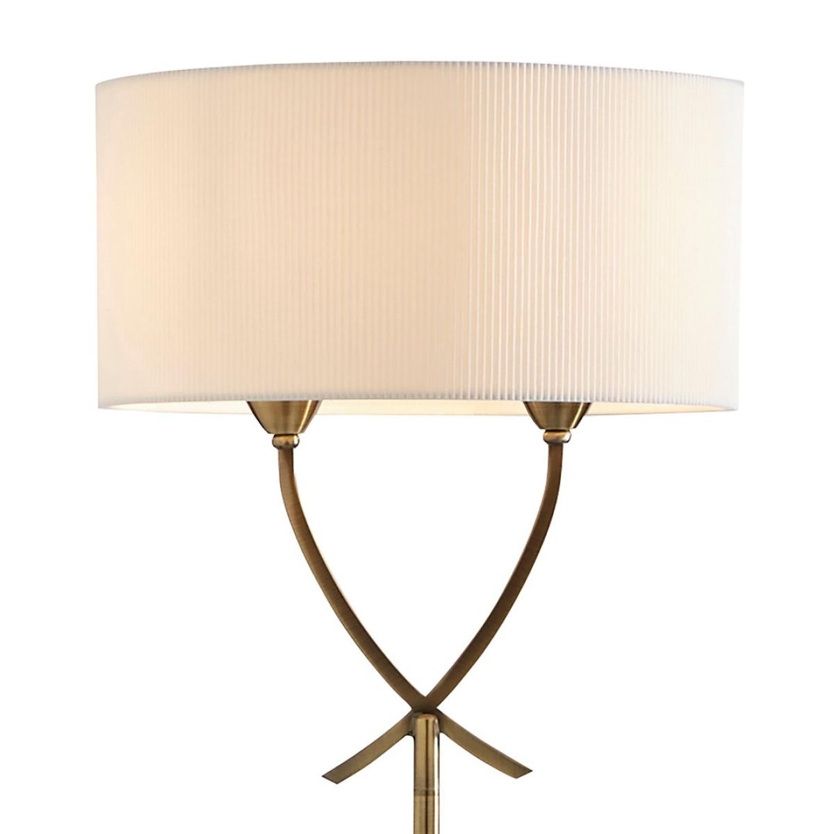 Justina Antique Brass Floor Lamp – image 2