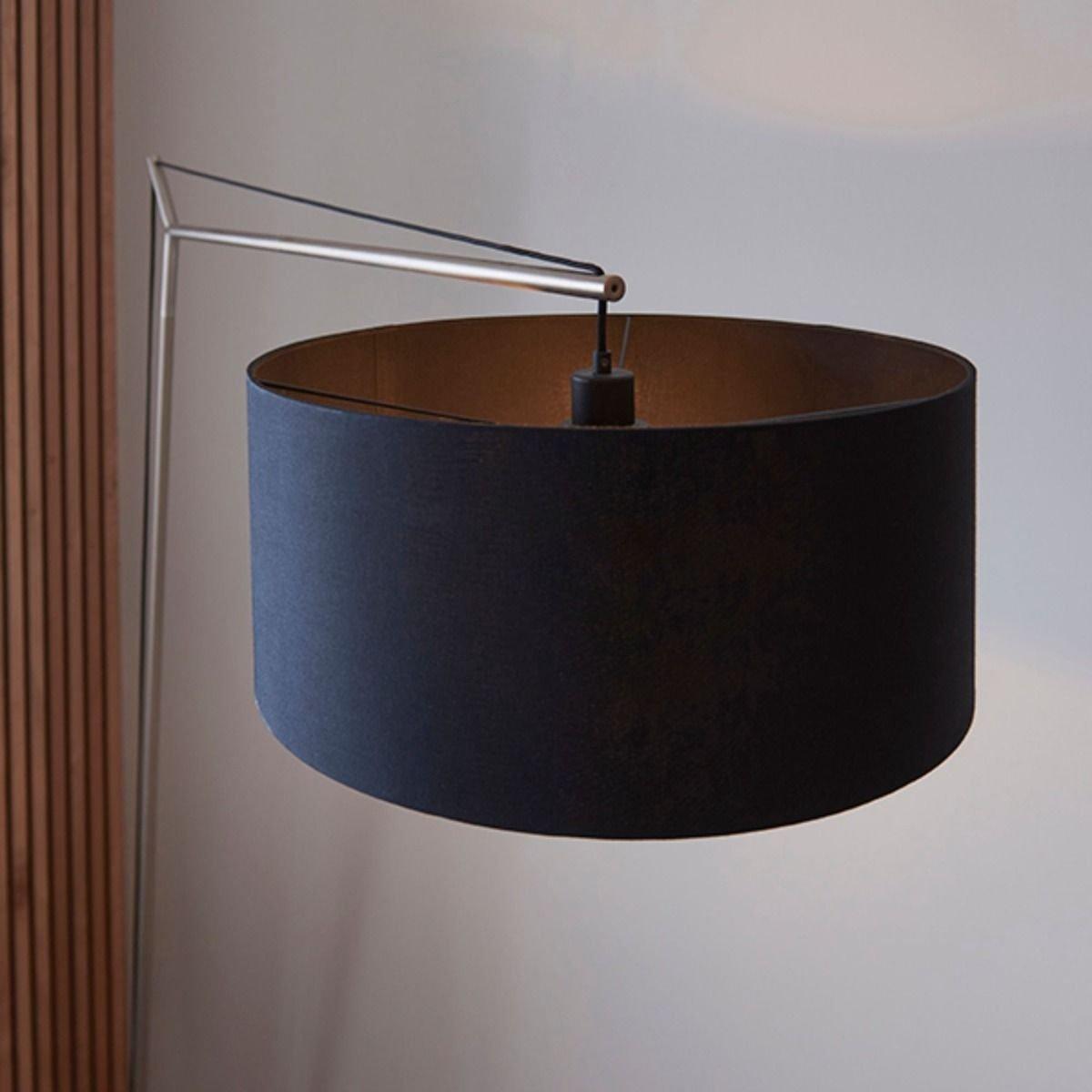 Zaira Nickel and Black Floor Lamp – image 5