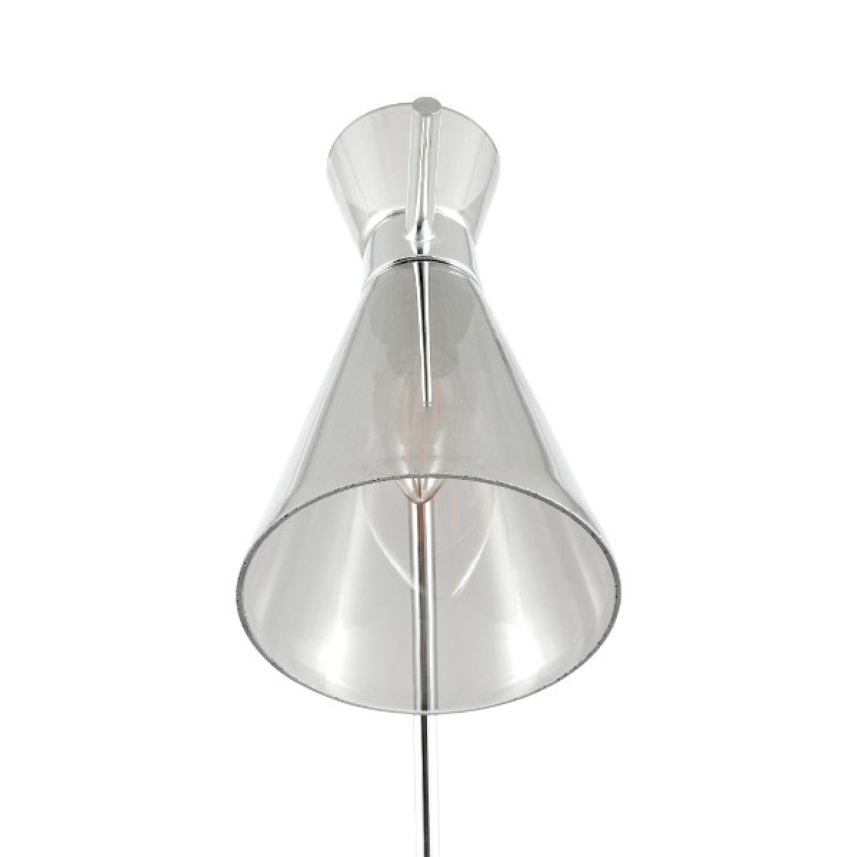Monroe Smoked Glass &amp; Silver Floor Lamp – image 5