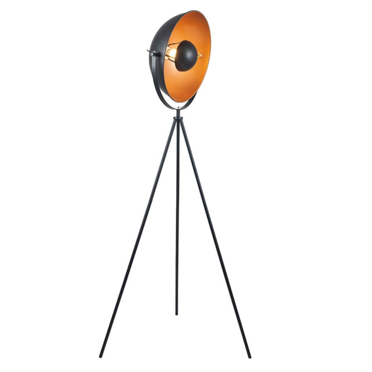 Sona Black and Copper 153cm Tripod Floor Lamp – image 3