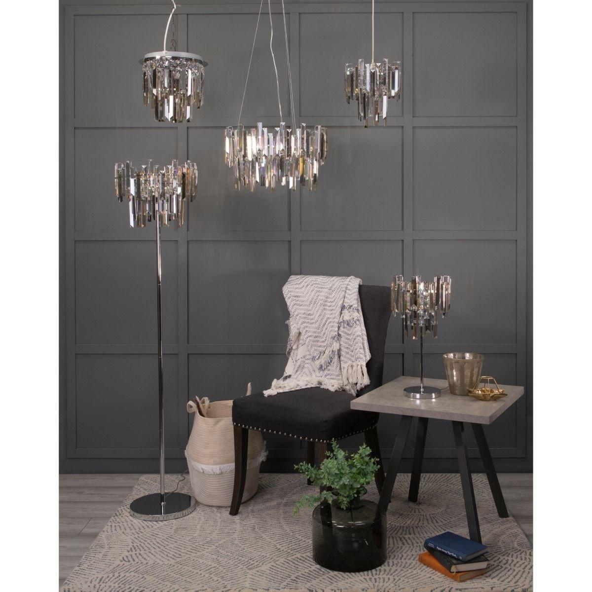 Onega Floor Lamp Polished Chrome Floor Lamp – image 4