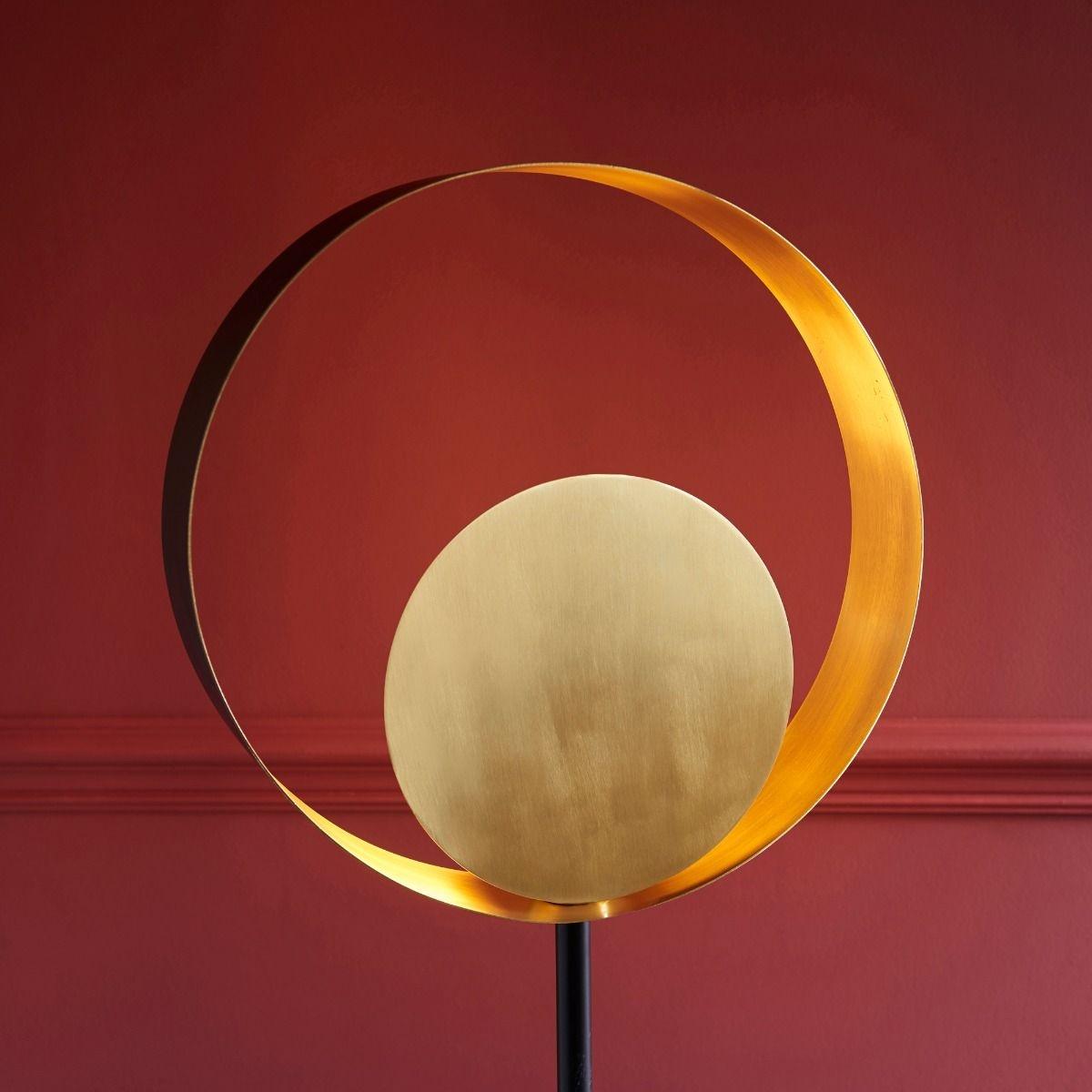 Cal 1 Light Satin Brass & Black Floor Lamp – image 5
