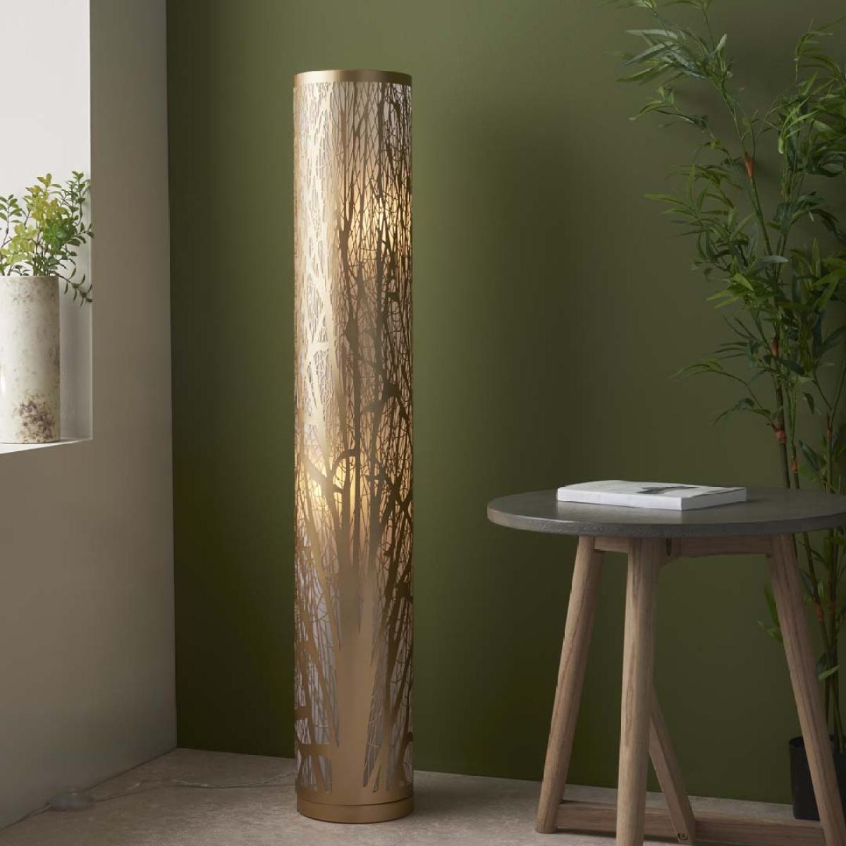 Mason Antique Brass Floor Lamp – image 1