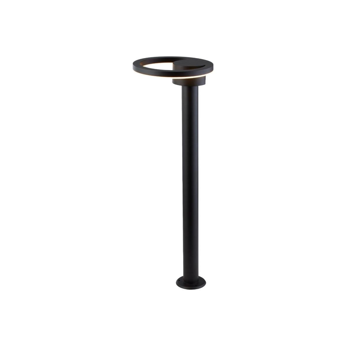 Post Black LED Warm White Matte Black 73 cm Floor Lamp