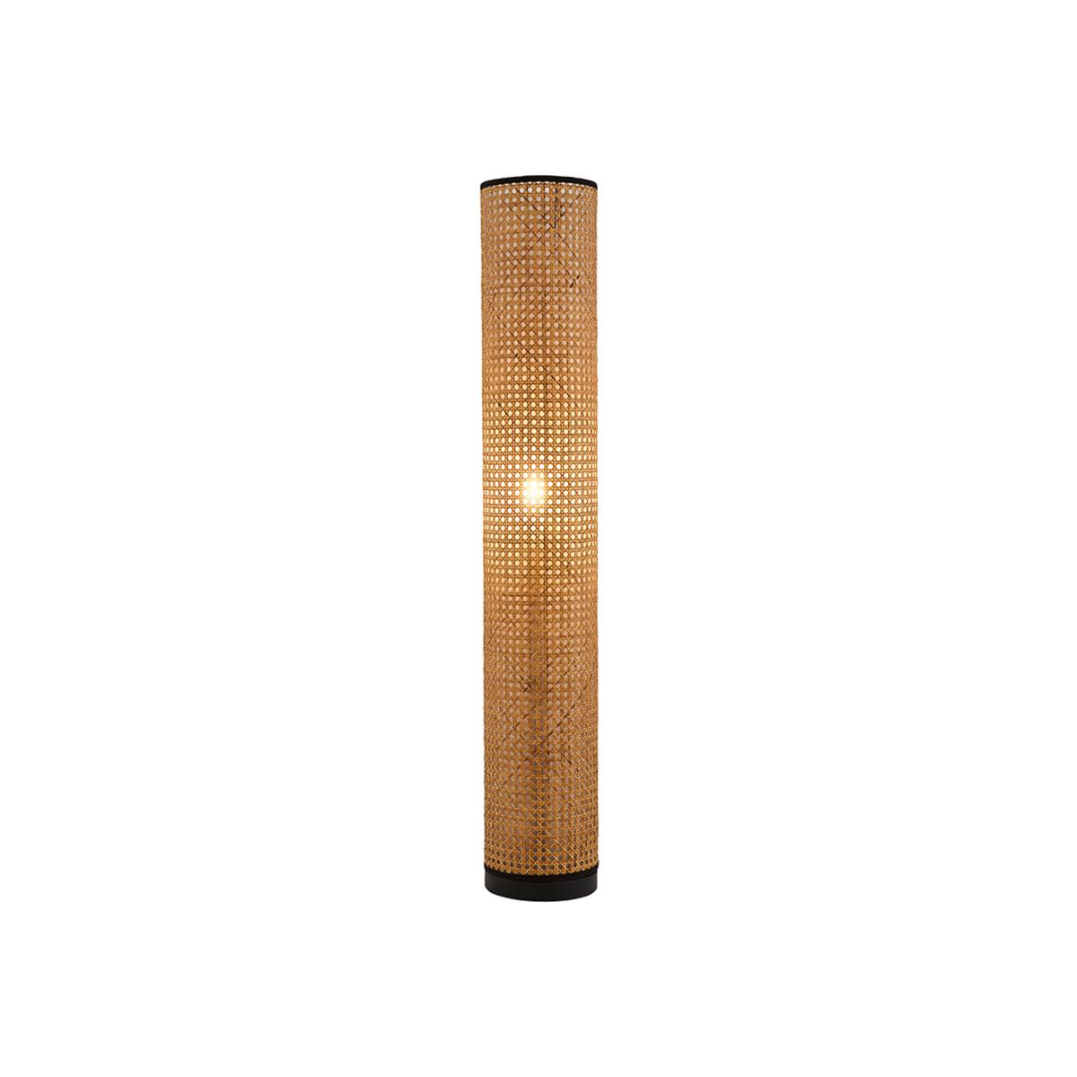 Grace Rattan Cylinder Floor Lamp - Natural – image 1