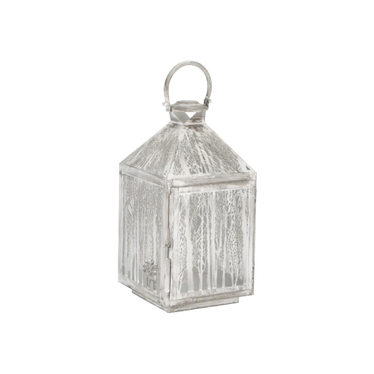 Grey Tree Lantern - Grey