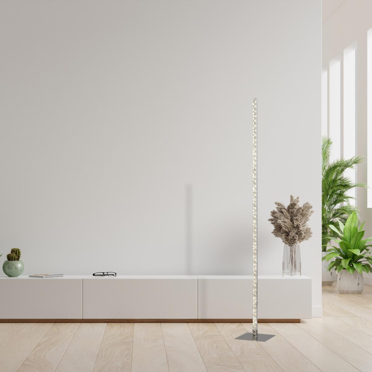 LED Floor Lamp - Silver – image 3
