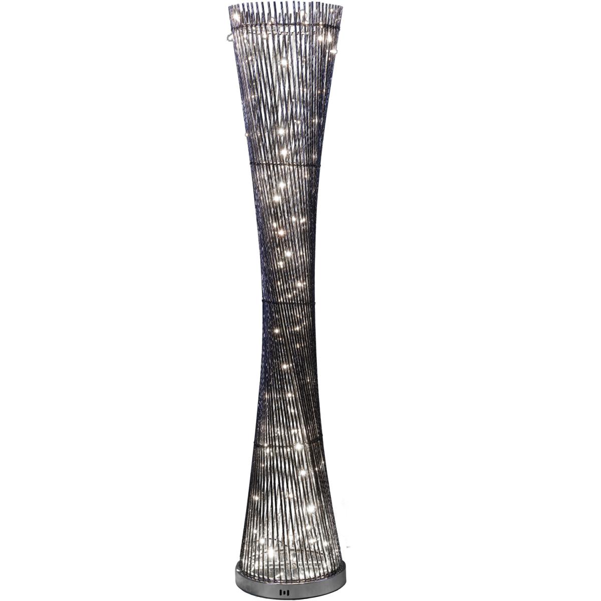Spiral Warm White Floor Light - Black – image 2