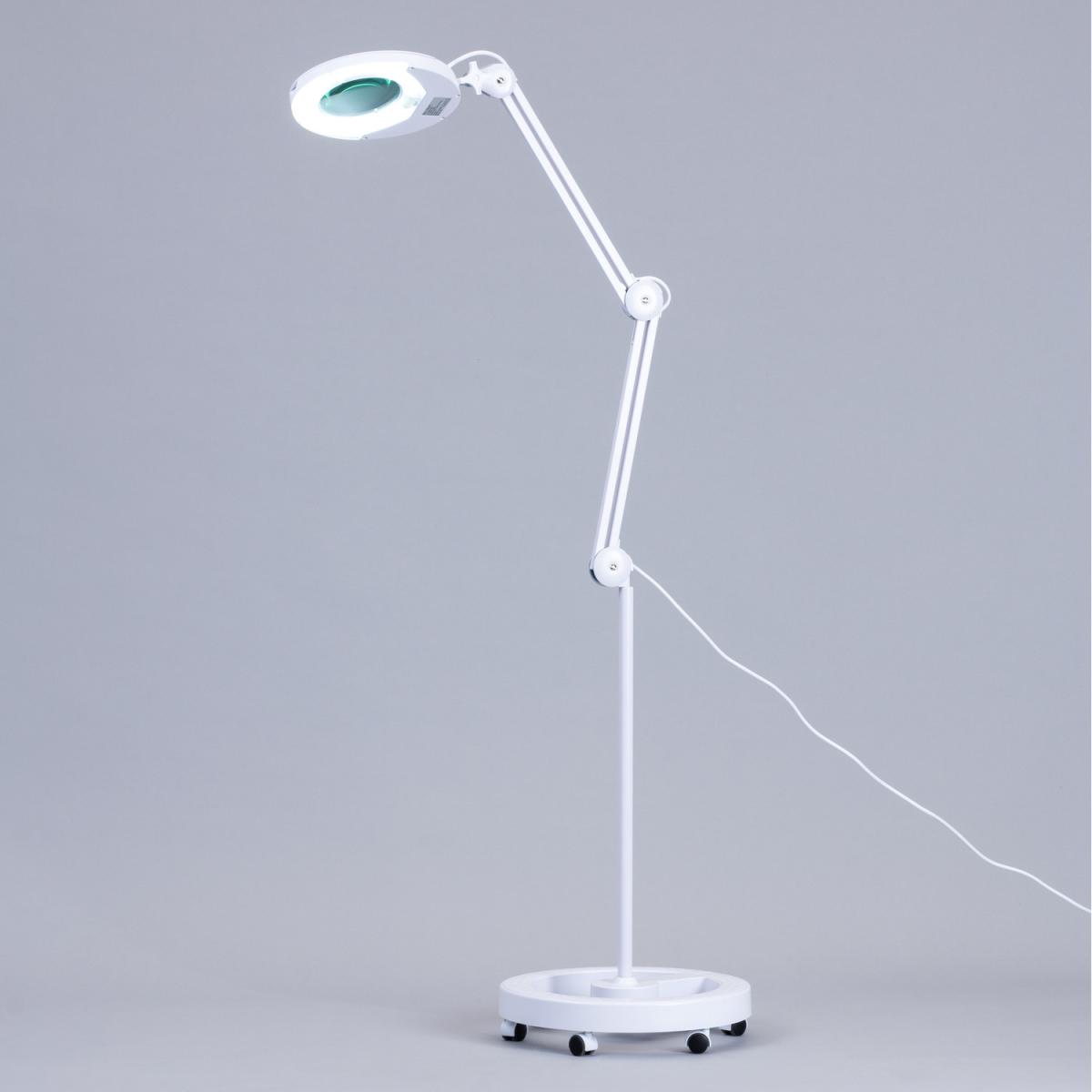Hobby Task Lamp LED Magnifying Craft Light Floor Lamp - White – image 4
