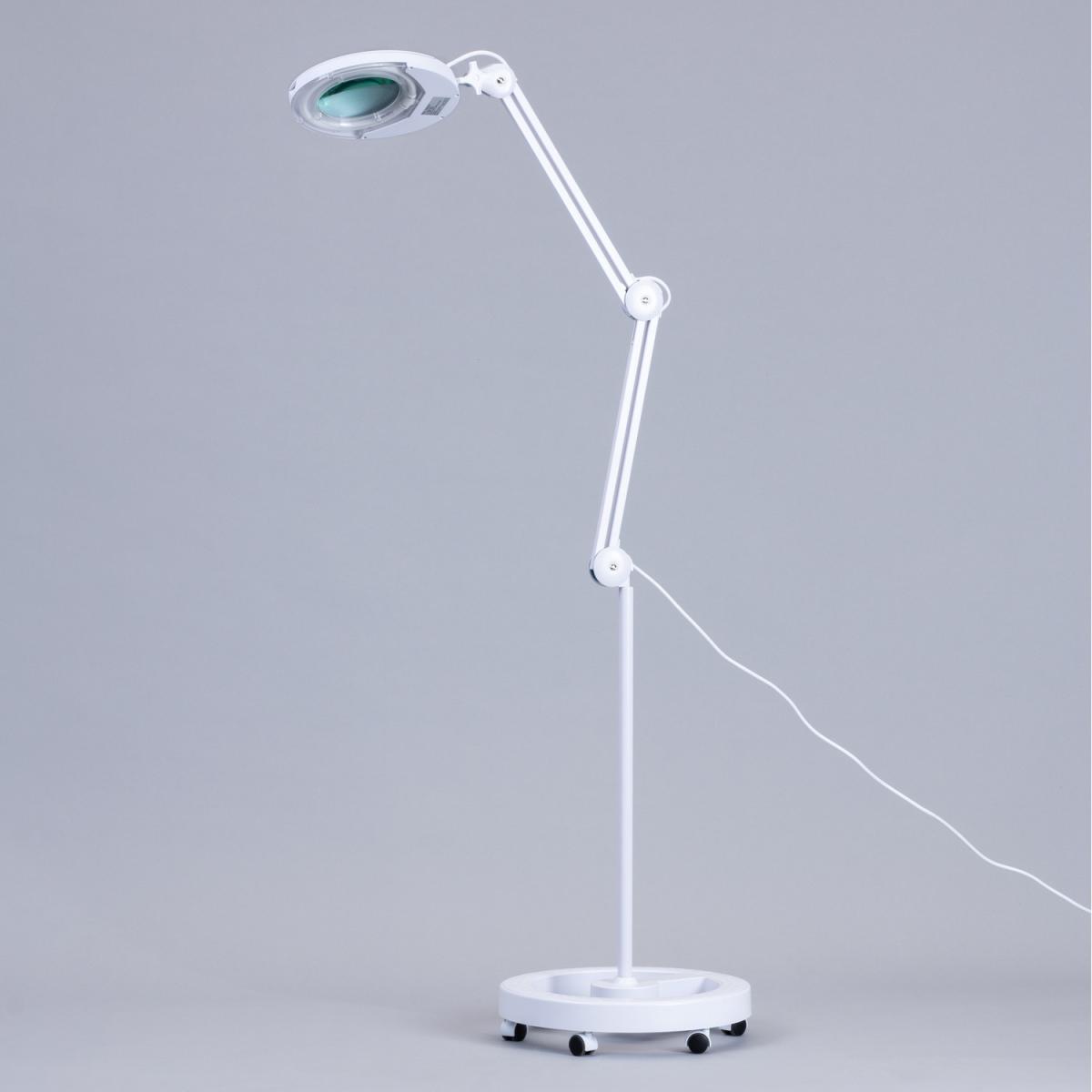 Hobby Task Lamp LED Magnifying Craft Light Floor Lamp - White – image 5