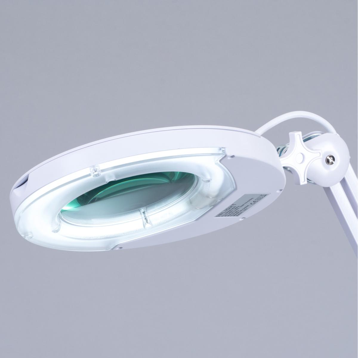 Hobby Task Lamp LED Magnifying Craft Light Floor Lamp - White – image 6