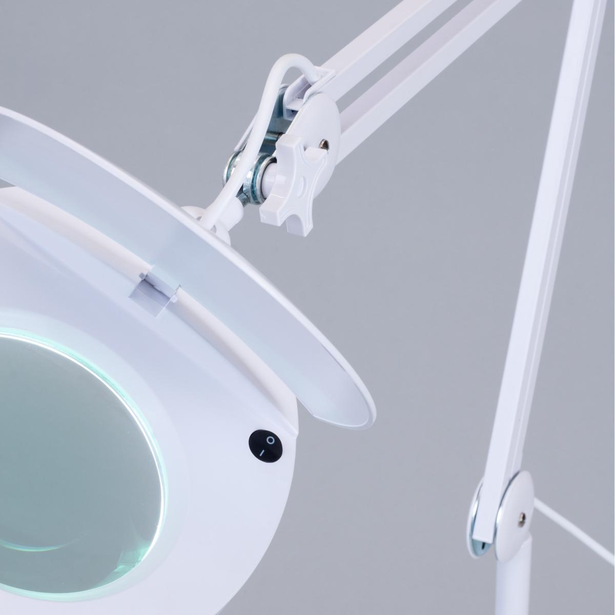 Hobby Task Lamp LED Magnifying Craft Light Floor Lamp - White – image 7