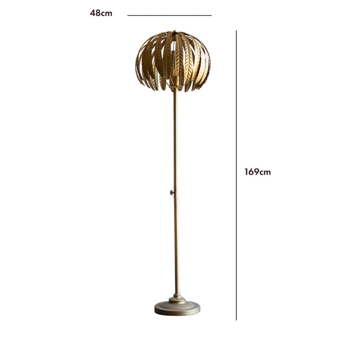 Tropical Fern Leaf Floor Lamp – image 9