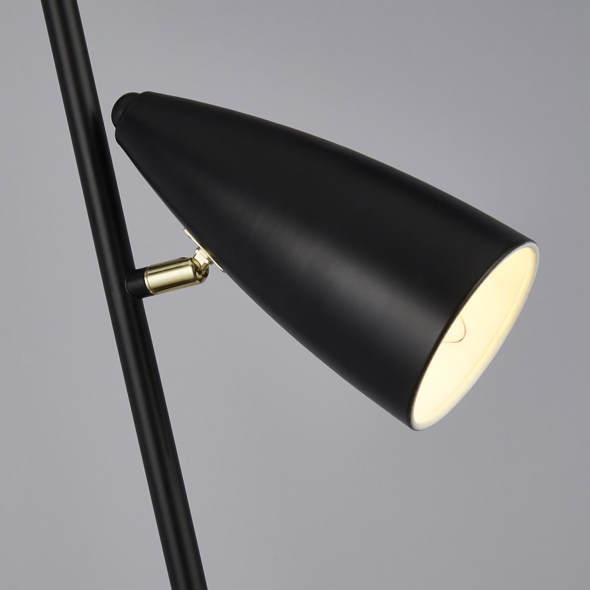 Black and Gold Multi head floor lamp - Black – image 2