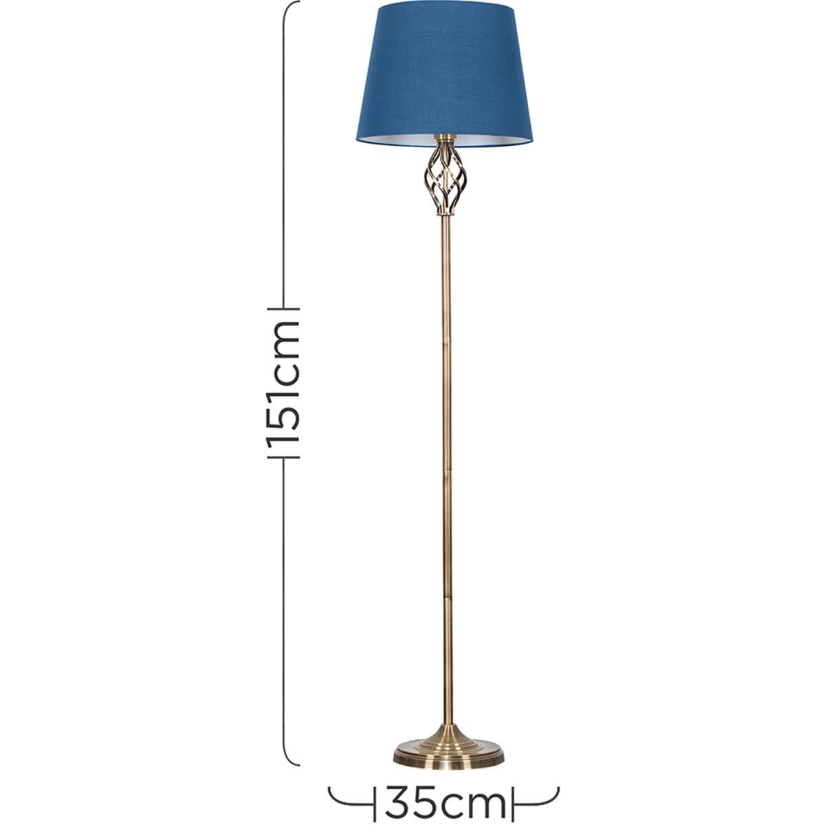 Memphis Gold Floor Lamp Gold Shade - Gold – image 3