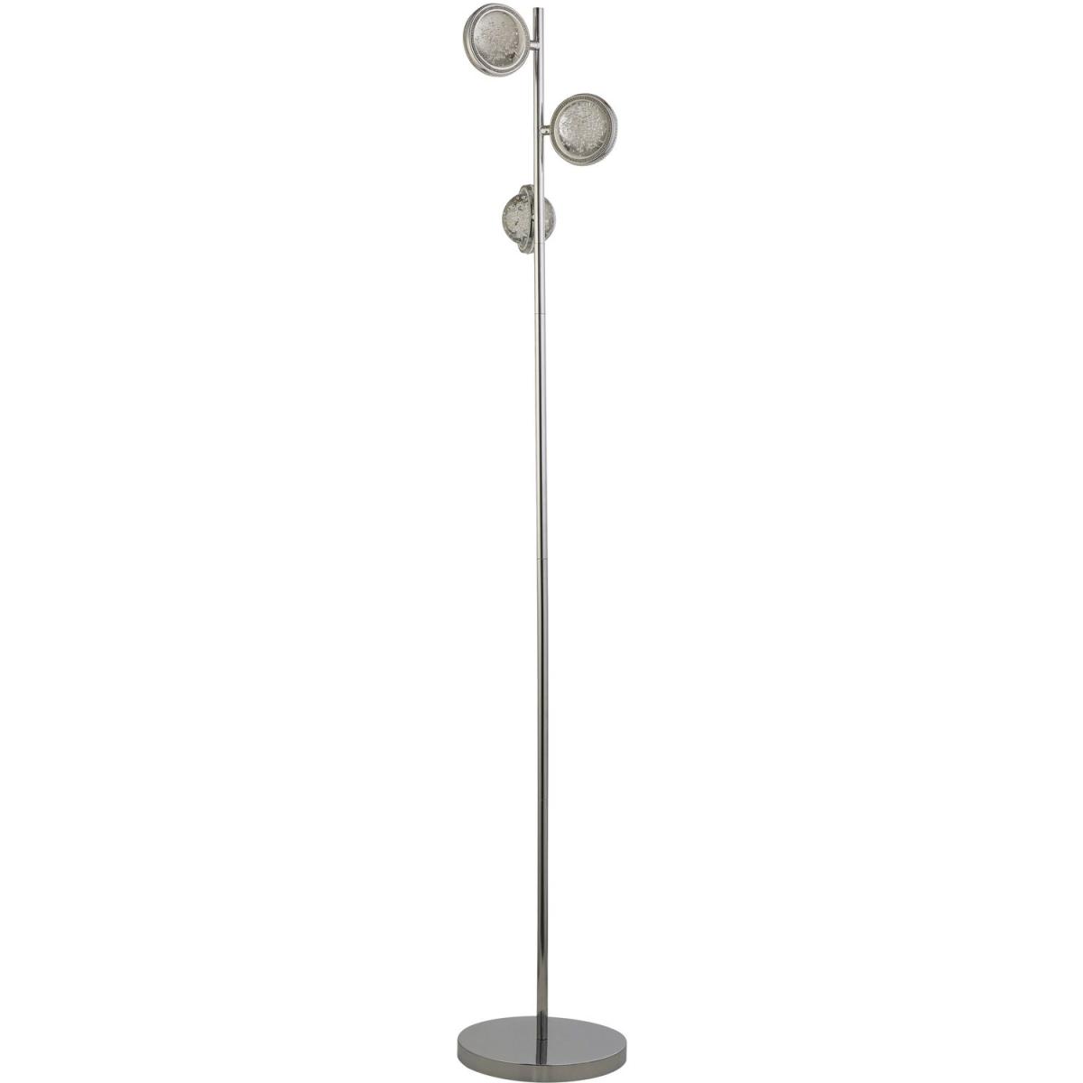 Larne Chrome 3Lt Floor Lamp - Silver – image 2