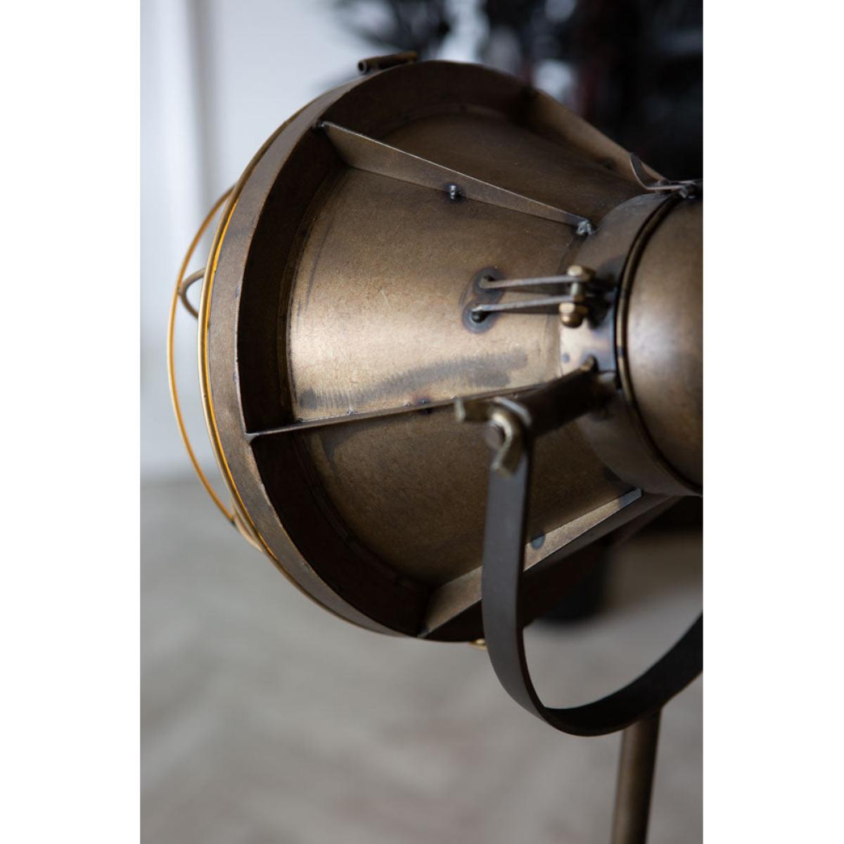 Industrial-Style Battery Powered Tripod Floor Lamp – image 2