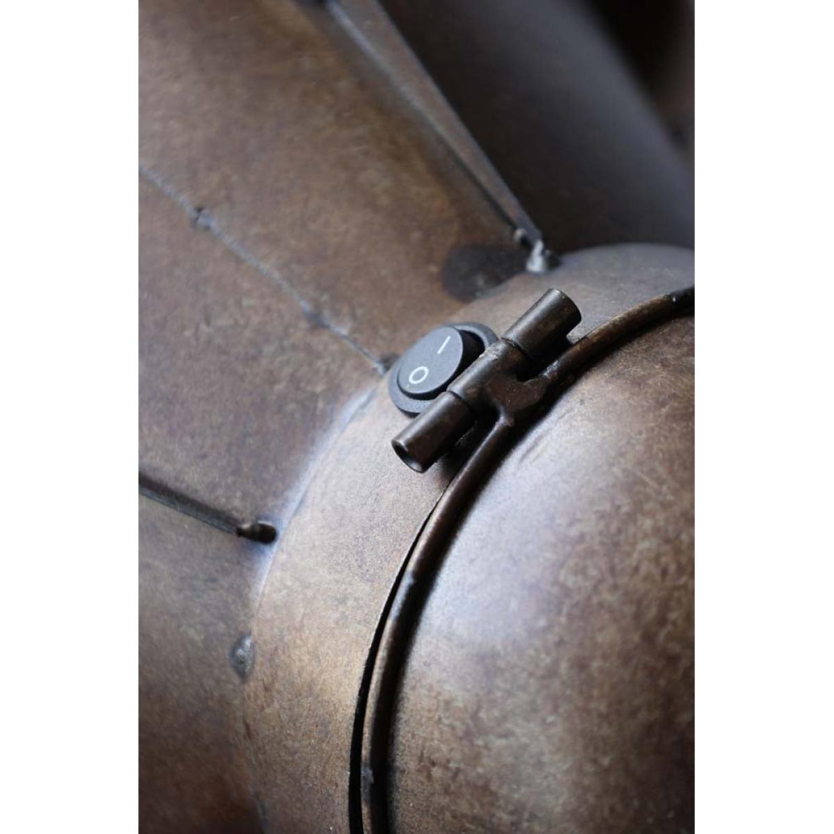 Industrial-Style Battery Powered Tripod Floor Lamp – image 4