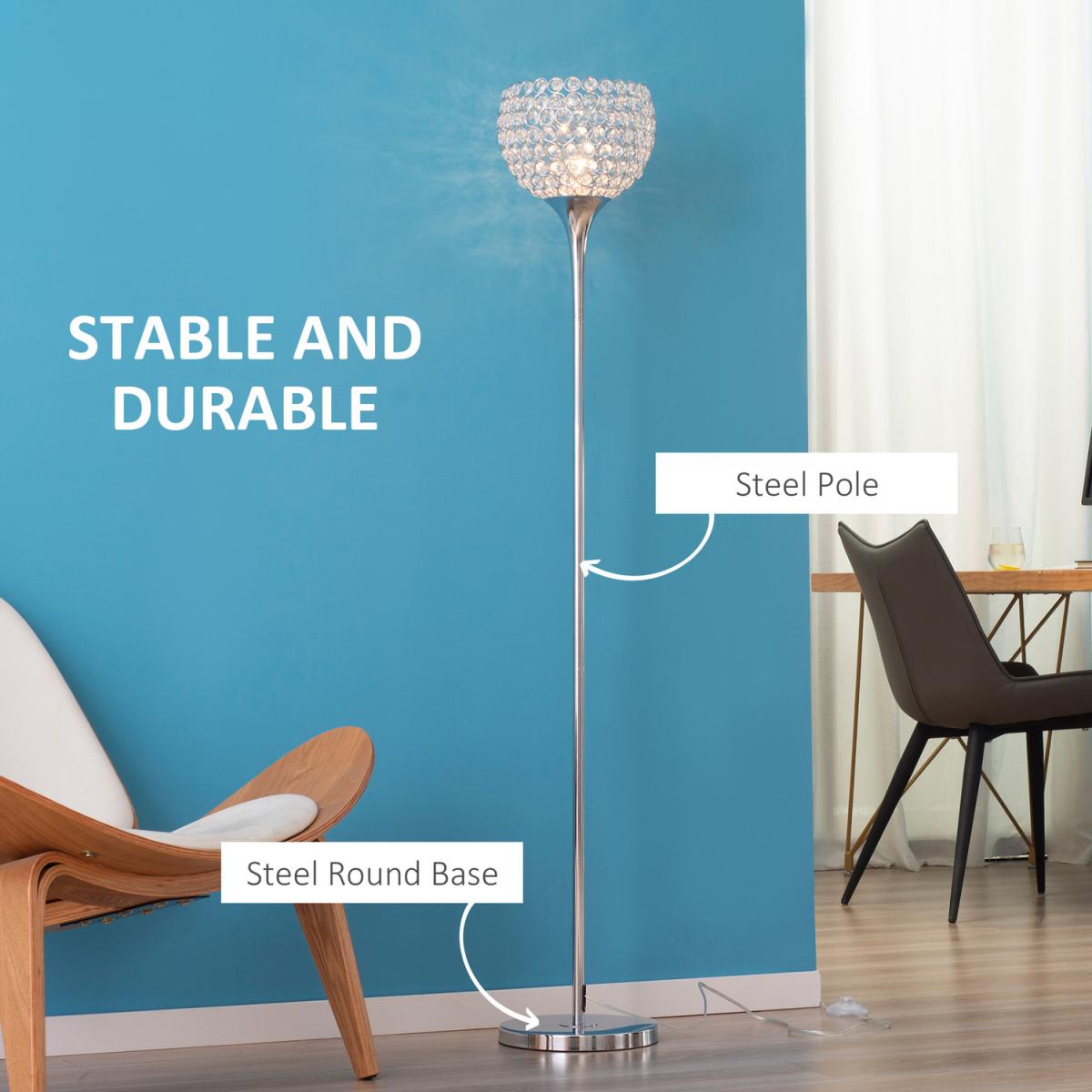 Modern Floor Lamp  - Silver – image 2