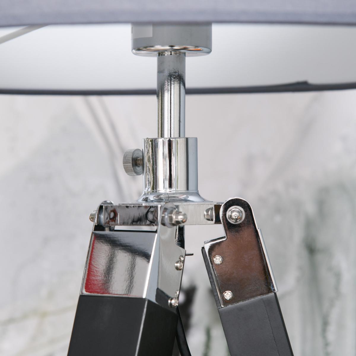 Tripod Stand Floor Lamp - Grey and Black – image 2