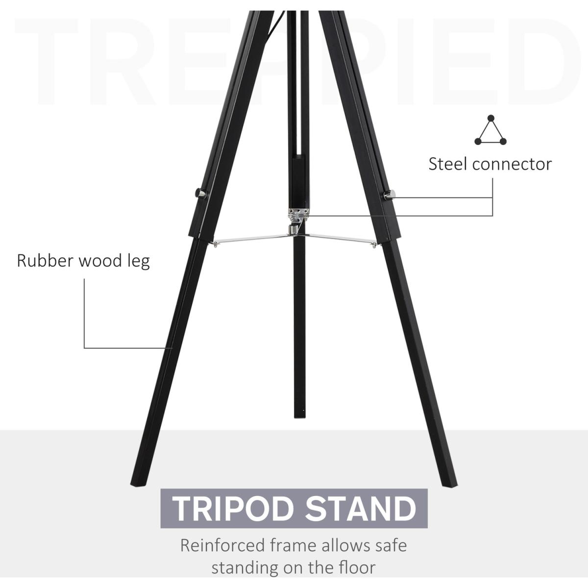 Tripod Stand Floor Lamp - Grey and Black – image 4