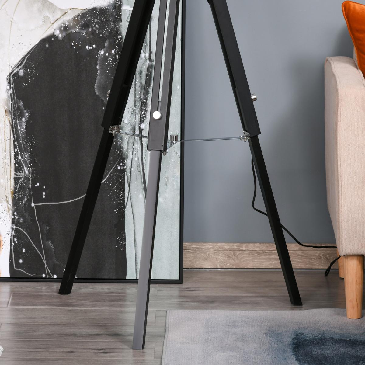 Tripod Stand Floor Lamp - Grey and Black – image 6