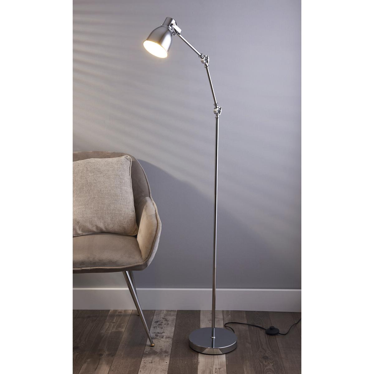 Chrome Retro Floor Lamp – image 5