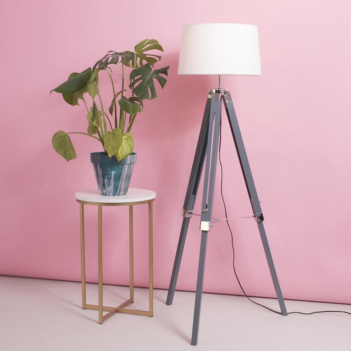 Clipper Grey Floor Lamp Base - Grey – image 2