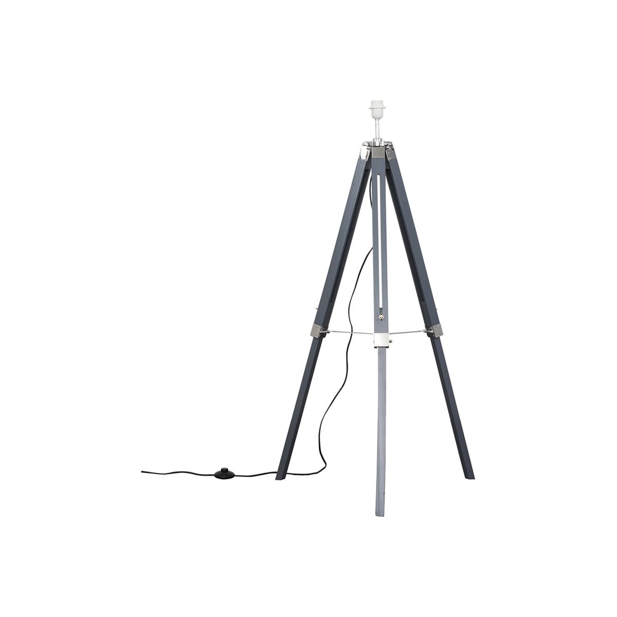 Clipper Grey Floor Lamp Base - Grey – image 1