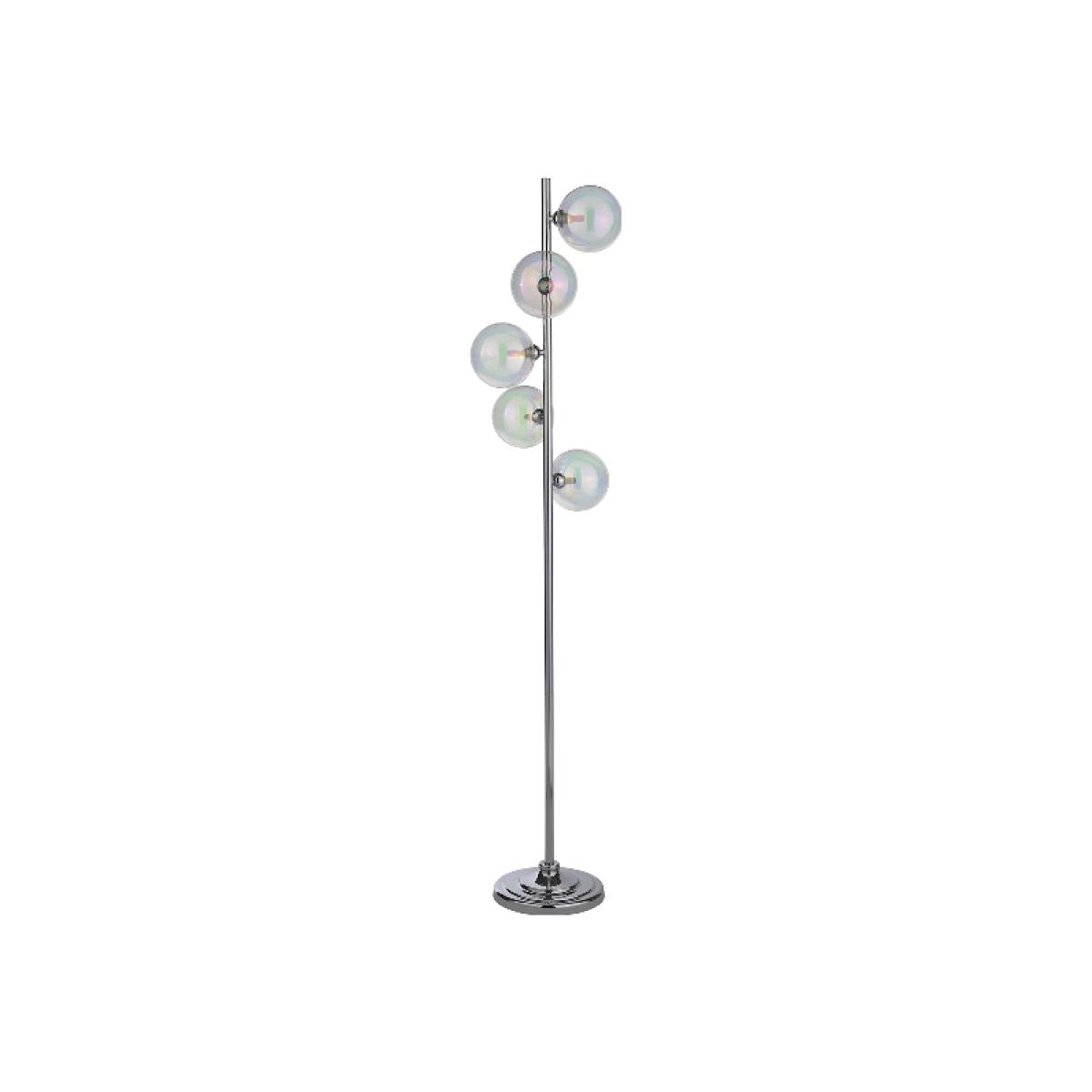 Iridescent 5 Light Floor Lamp