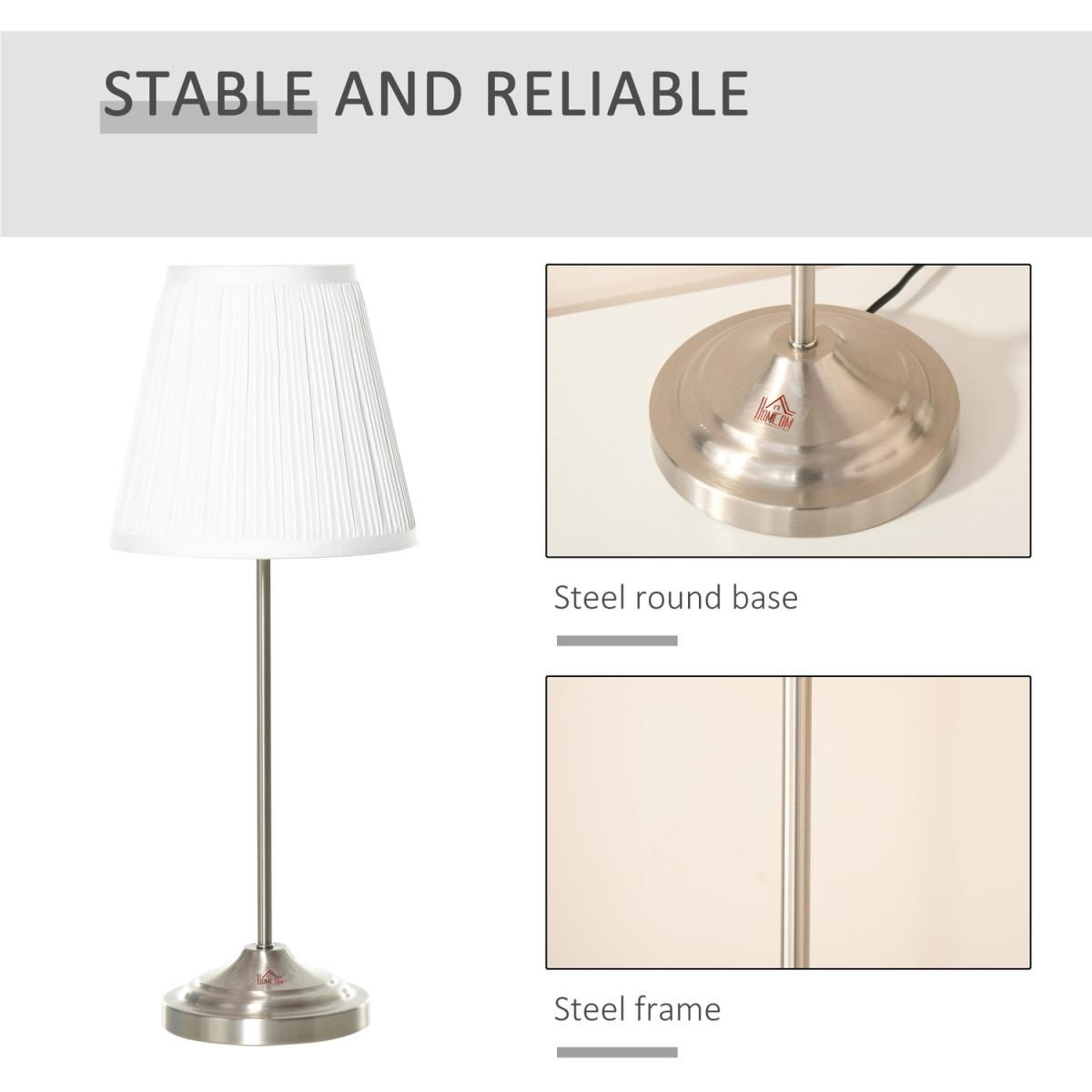 Modern Floor Lamp with Metal Base - Pale / 36cm – image 13