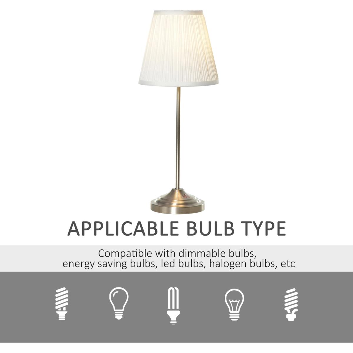 Modern Floor Lamp with Metal Base - Pale / 36cm – image 15