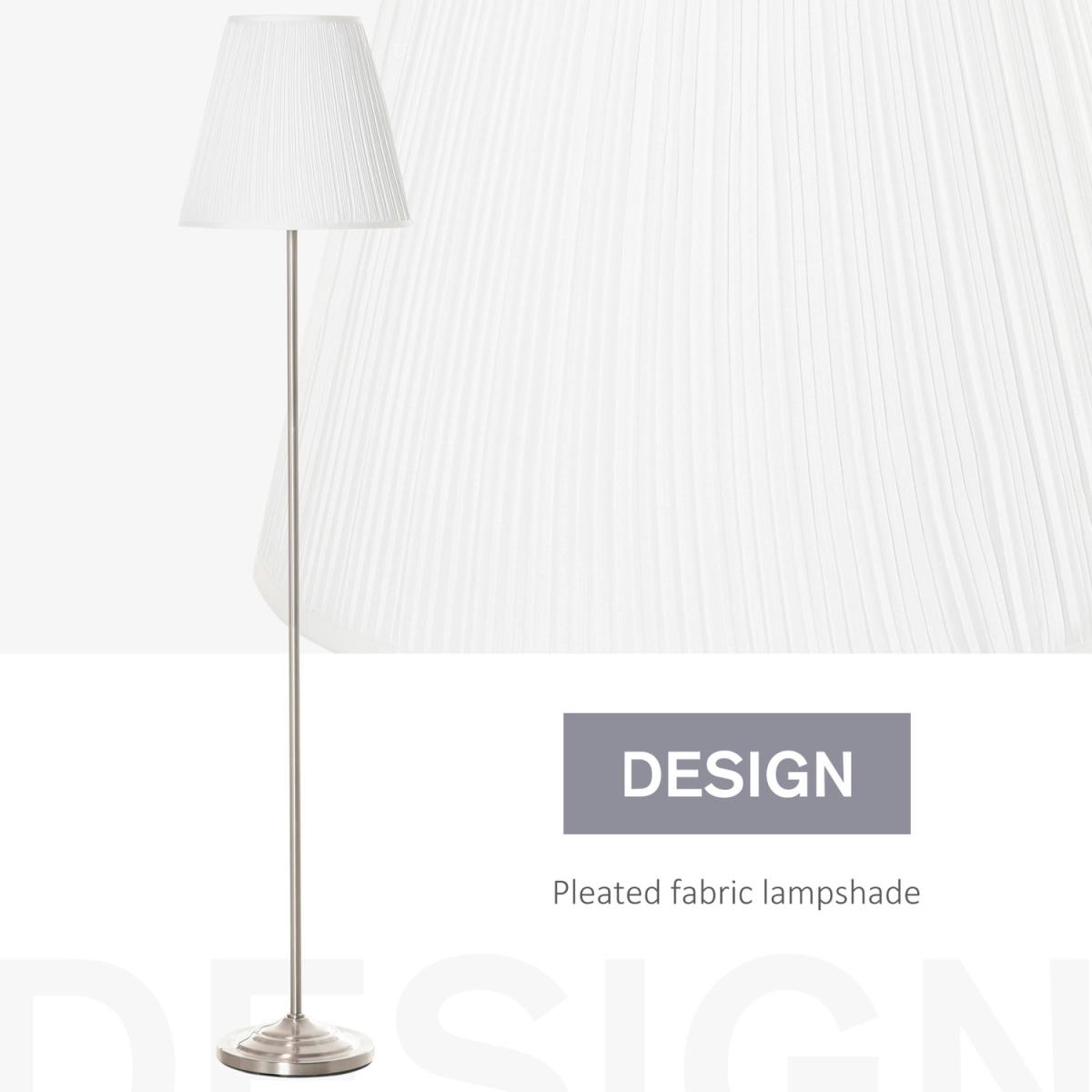 Modern Floor Lamp with Metal Base - Pale / 36cm – image 3