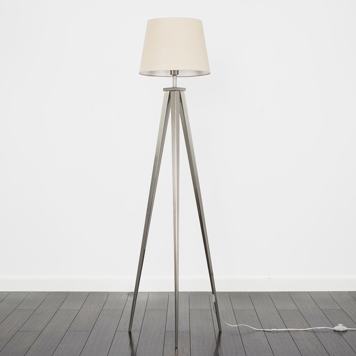 Nero Tripod Silver Floor Lamp - Silver – image 2