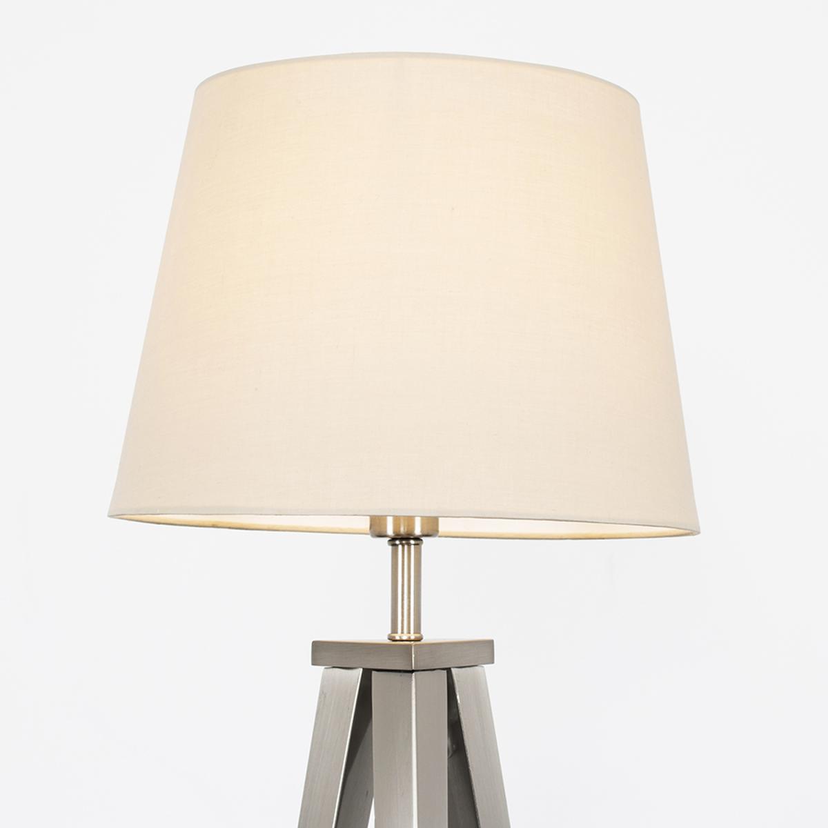 Nero Tripod Silver Floor Lamp - Silver – image 3