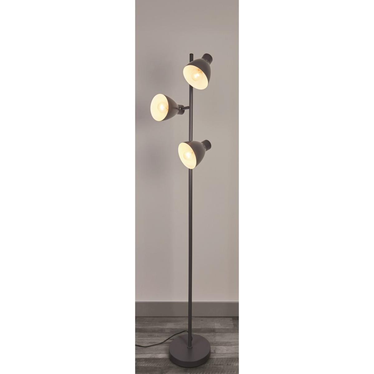 Icon 3 Light Charcoal Floor Lamp – image 2