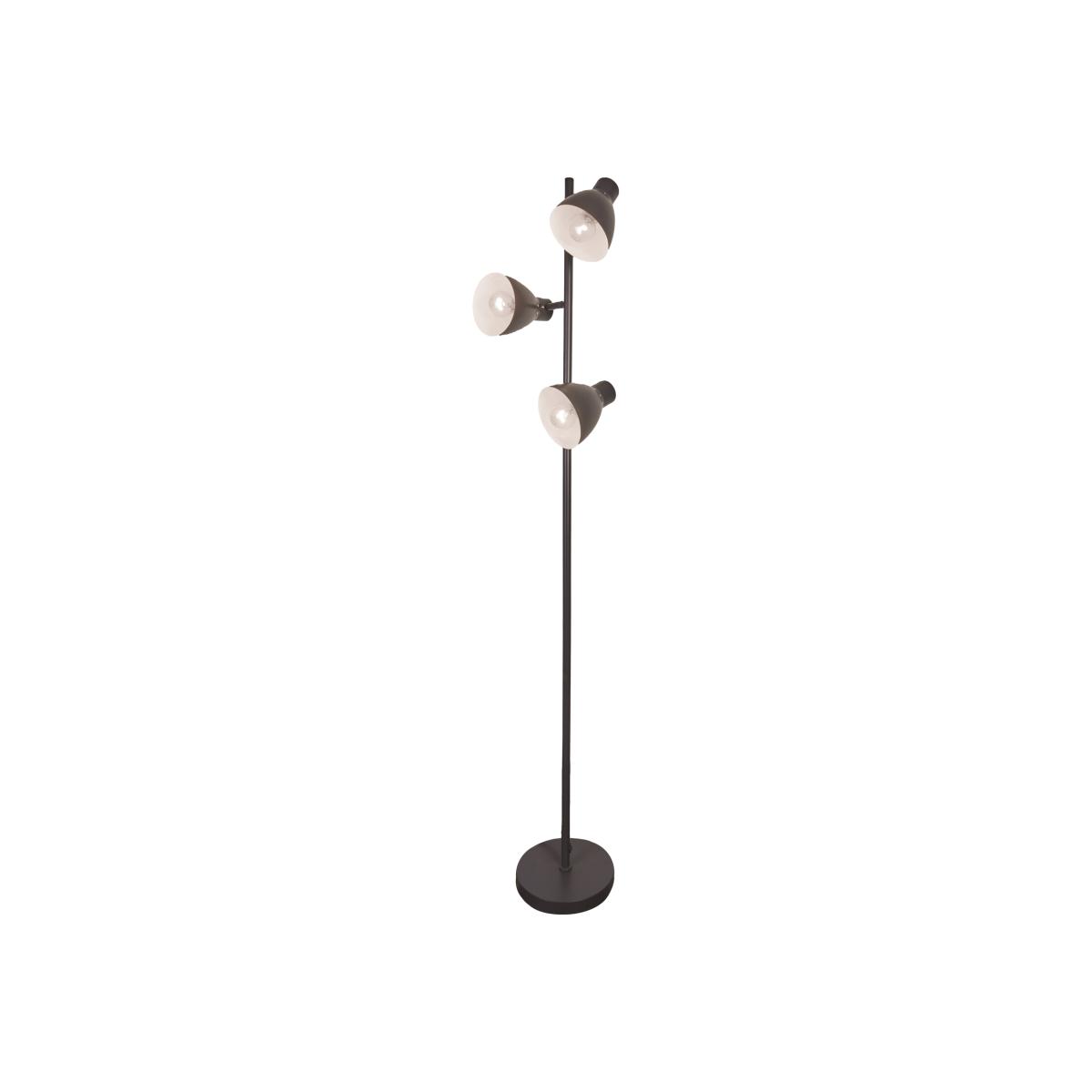 Icon 3 Light Charcoal Floor Lamp – image 1