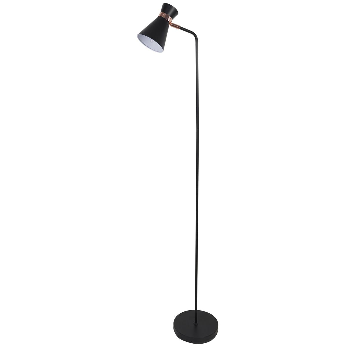 Brooke Black and Copper Floor Lamp – image 2