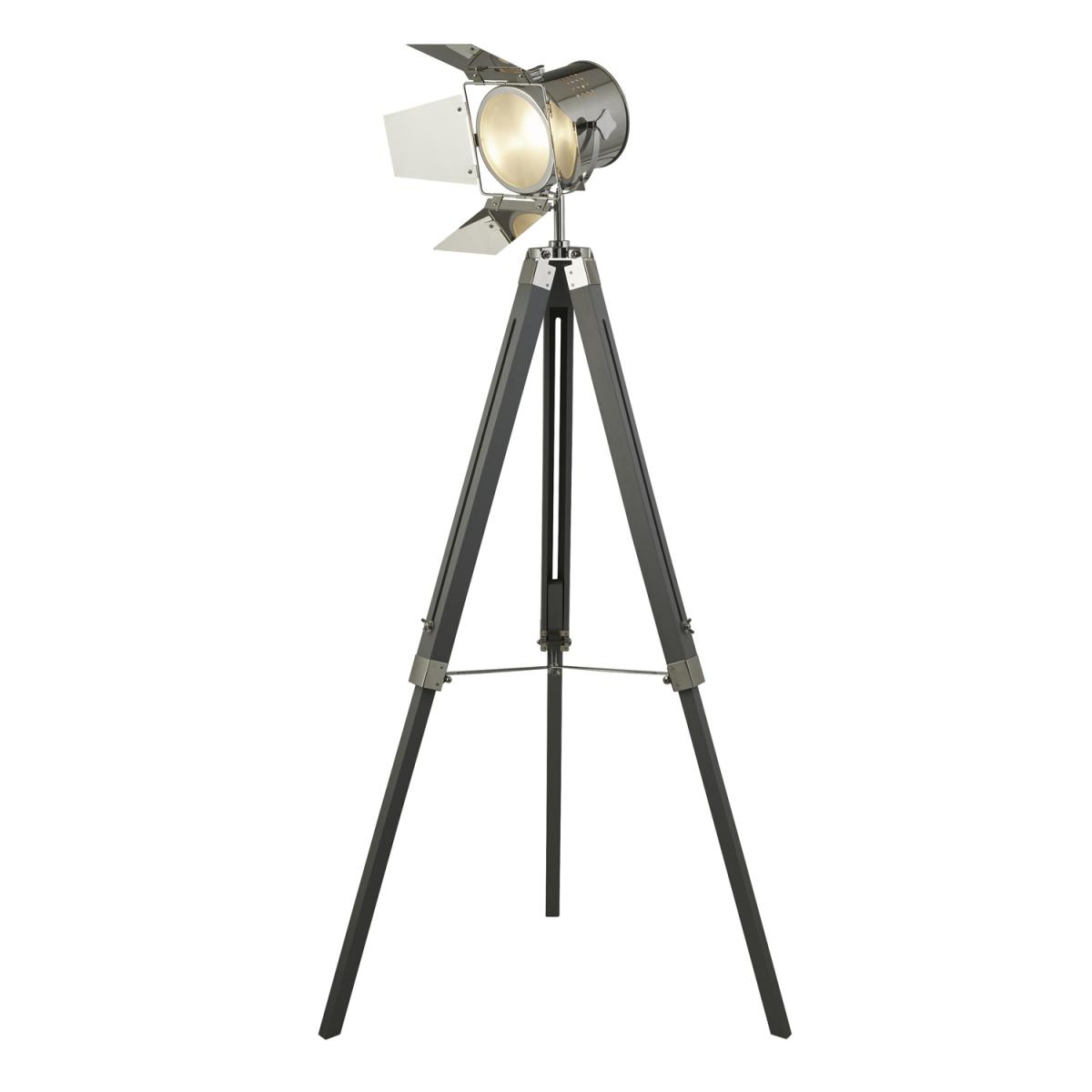 Grey and Chrome Spotlight Floor stand - Grey – image 2
