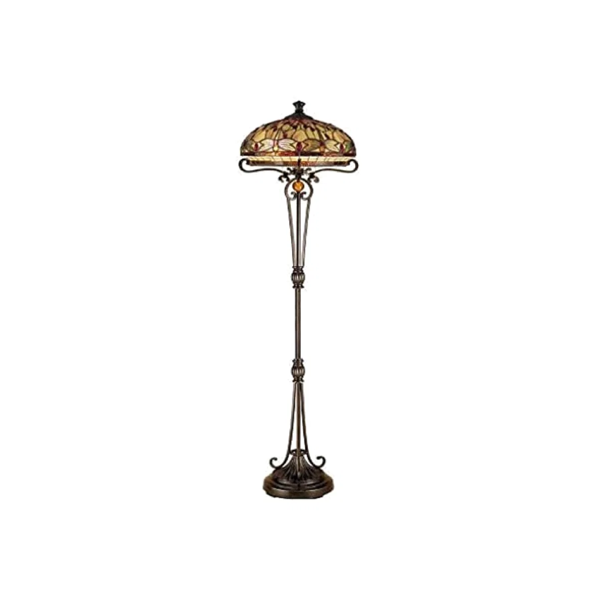 BELOFAY Tiffany Floor Lamps Stained Glass Handmade Lamp for Home and Office - Multicolor / 40cm