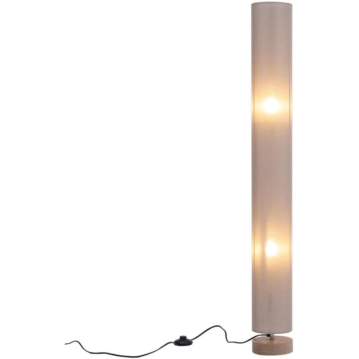 Tall Column Floor Lamps - Grey – image 2