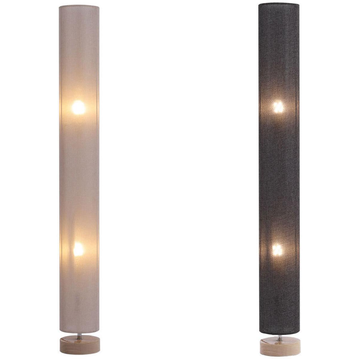Tall Column Floor Lamps - Grey – image 11