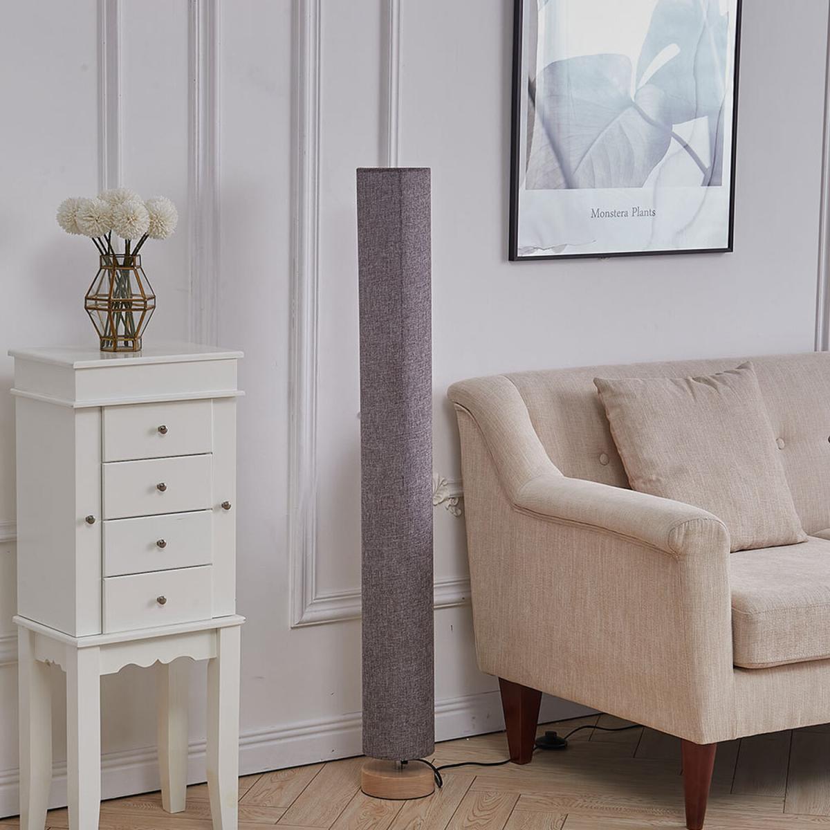 Tall Column Floor Lamps - Grey – image 5