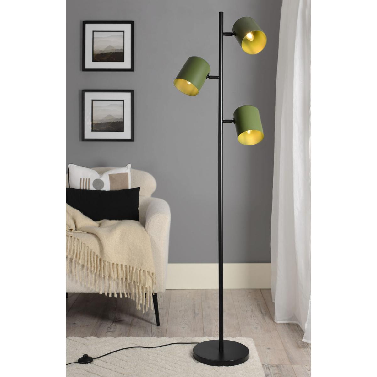Tate 3 Light Floor Lamp - Green – image 3