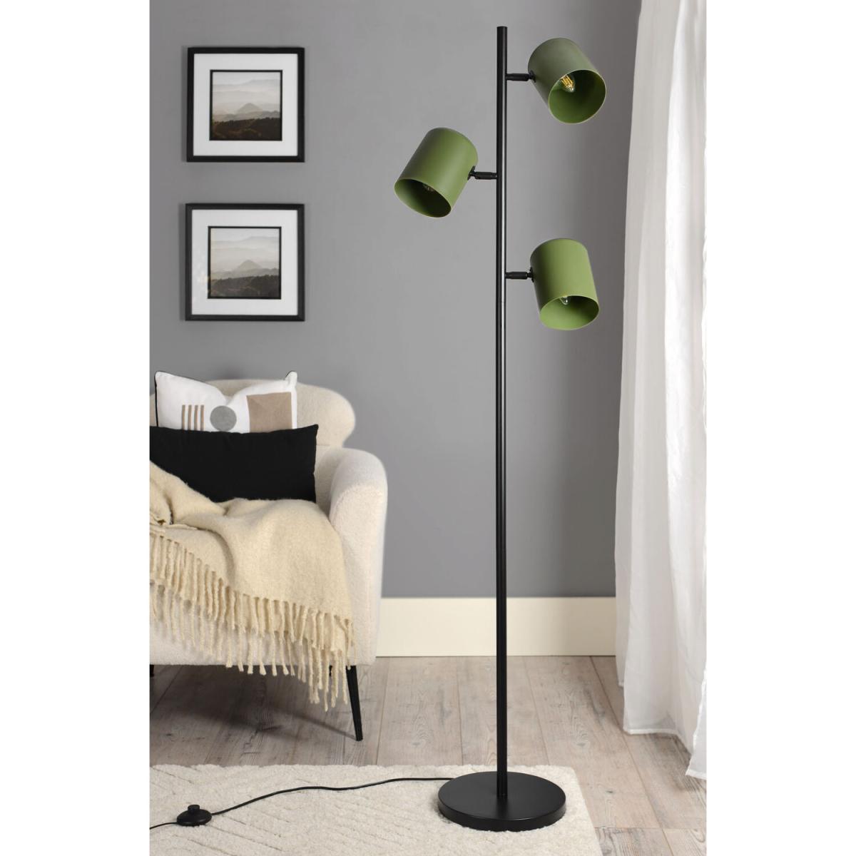 Tate 3 Light Floor Lamp - Green – image 4